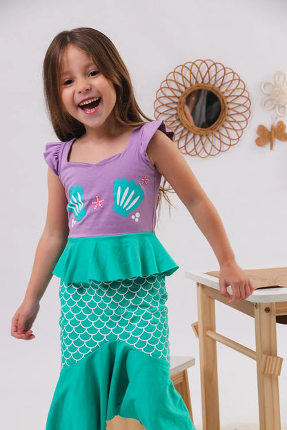 Pijama e Fantasia Sereia