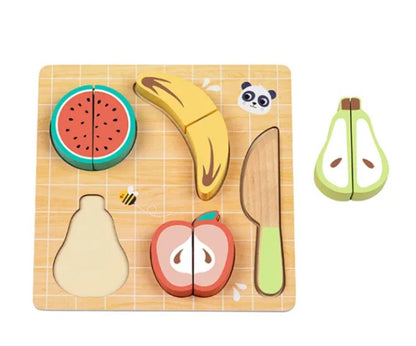 Cortando Alimentos - Frutas de Madeira