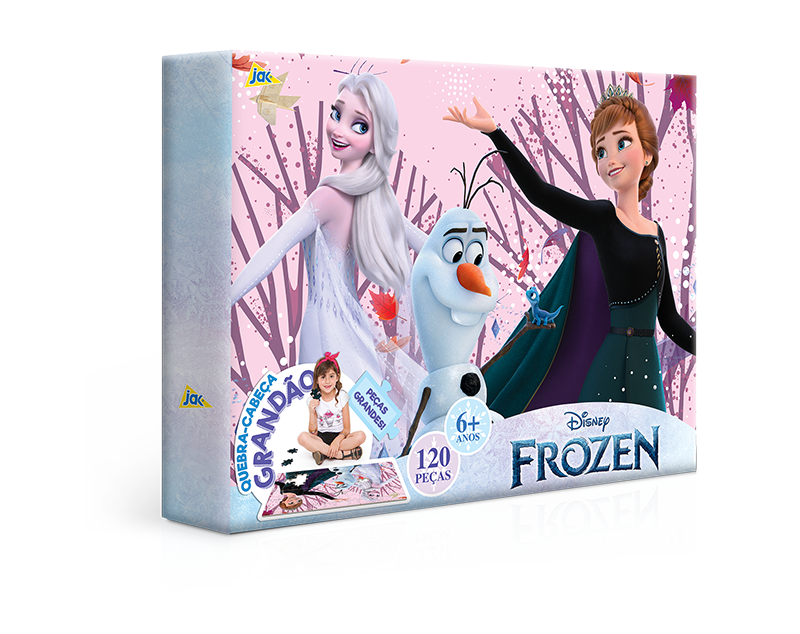 Quebra Cabeça Grandão -120 peças - Frozen