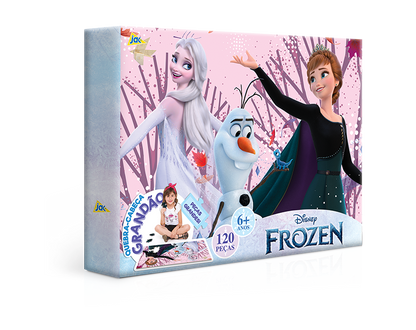 Quebra Cabeça Grandão -120 peças - Frozen