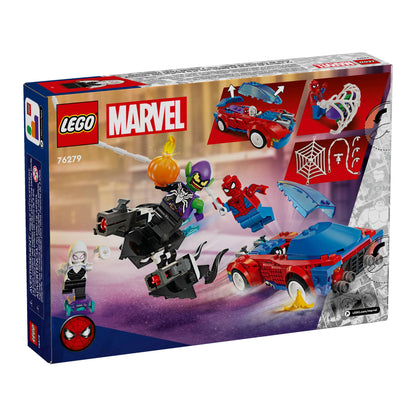 Lego - Carro de Corrida Spider-Man e Green Goblin Venom