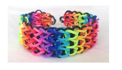 Kit Fábrica de Pulseiras com 2400 Elásticos