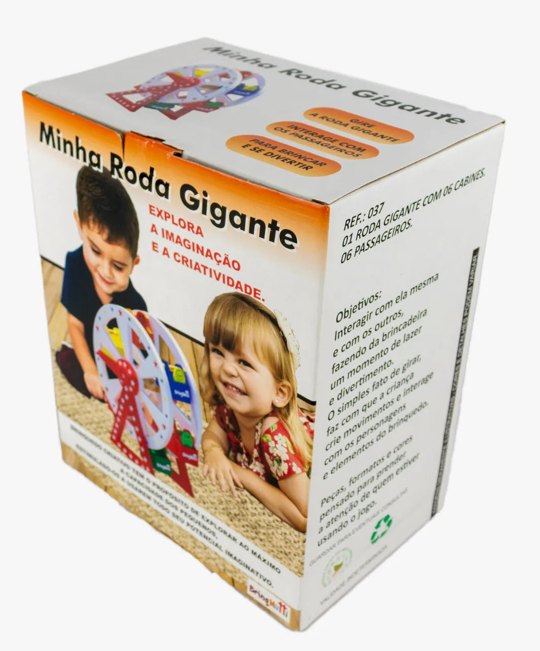 Roda Gigante Interativa de Madeira