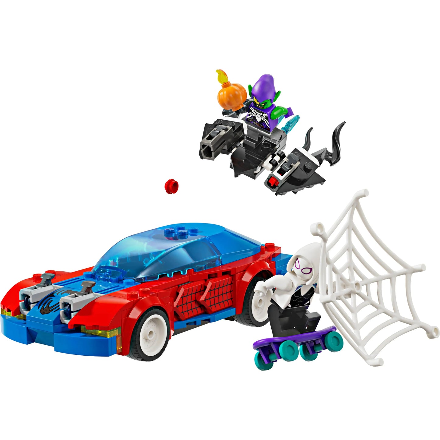 Lego - Carro de Corrida Spider-Man e Green Goblin Venom