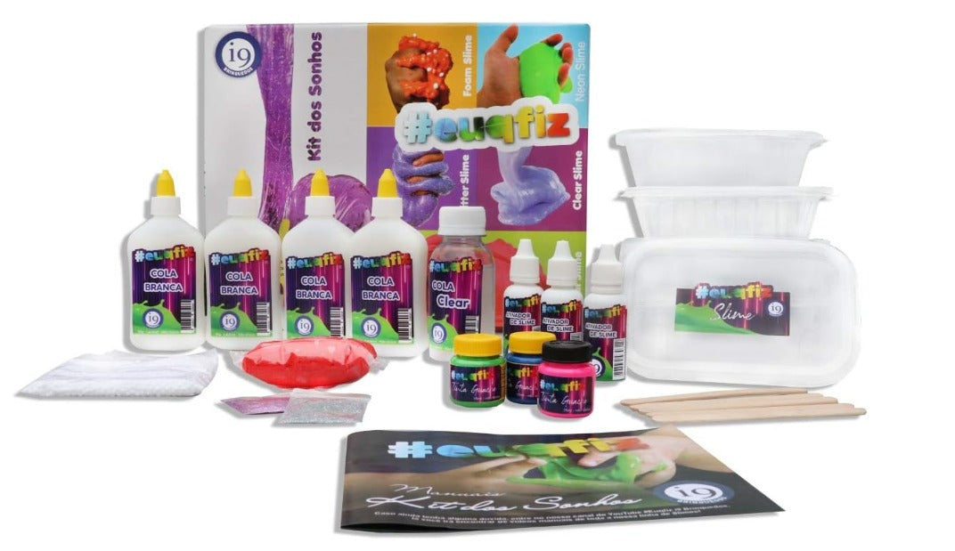 Slime - Kit dos sonhos (Faz 5 Slimes)