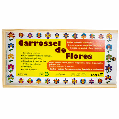 Quebra -Cabeça - Carrossel de Flores