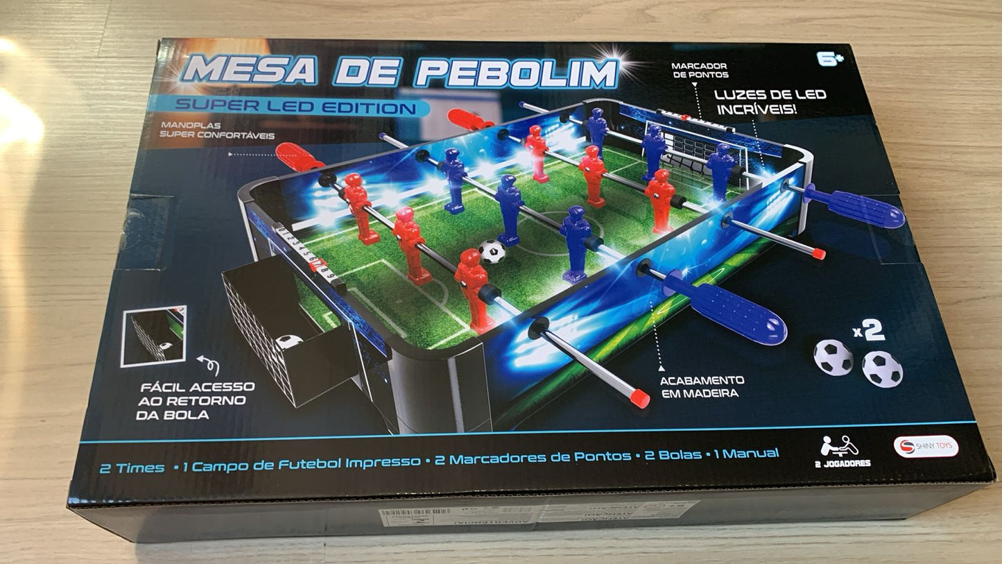 Super Mesa de Pebolim - Led incrível