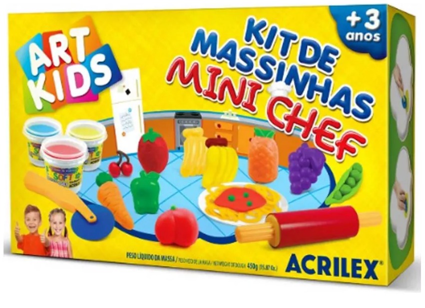 Kit De Massinhas - Mini Chef