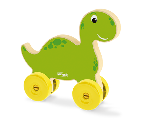 Baby Roller - Dino em Madeira