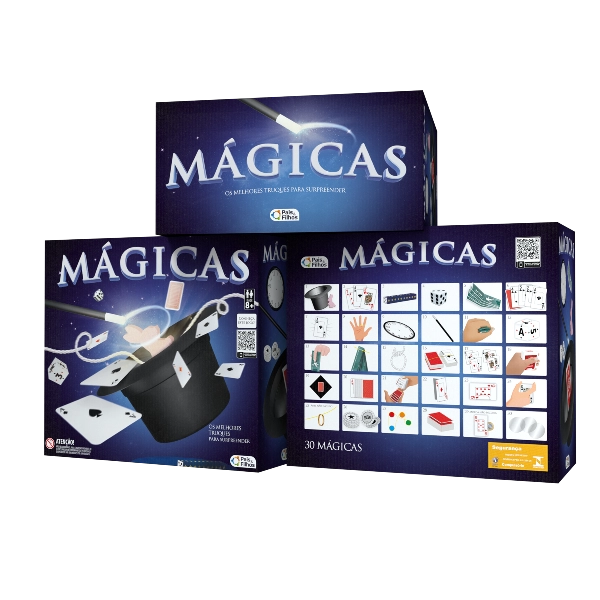 Kit de Jogo Mágicas com 30 Truques