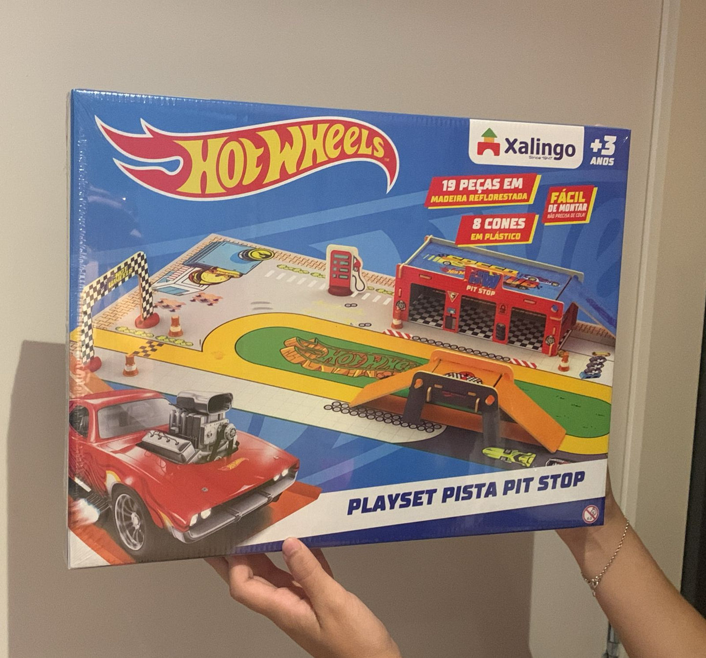 Playset Pista Pit Stop Hot Wheels