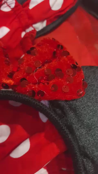 Fantasia da Minnie com luz de Led