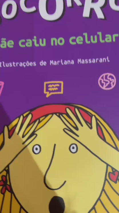 Kit de 2 Livros Ana Badaró Autografados (Socorro, Mamãe Caiu no Celular + O Rei que Amava Música)