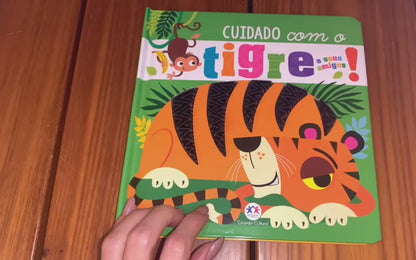 Livro - Toque e Sinta - Cuidado com o Tigre e seus amigos