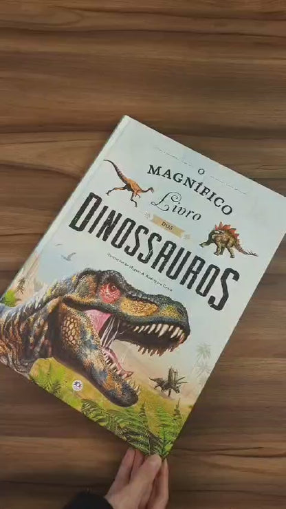 Livro - Capa Dura - O Magnífico Livro dos Dinossauros