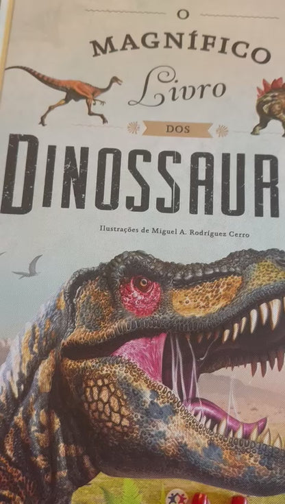 Livro - Capa Dura - O Magnífico Livro dos Dinossauros