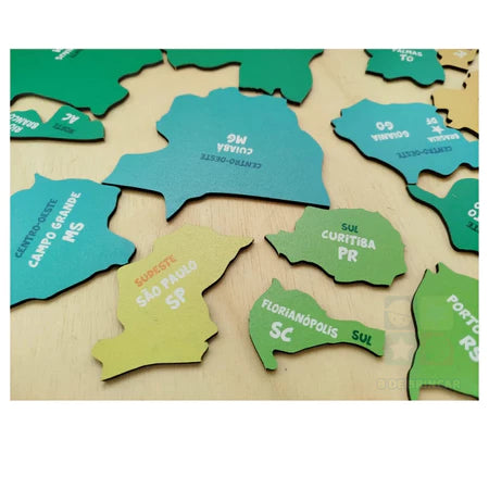 Mapa Brasil - Regiões, Estados e Capitais