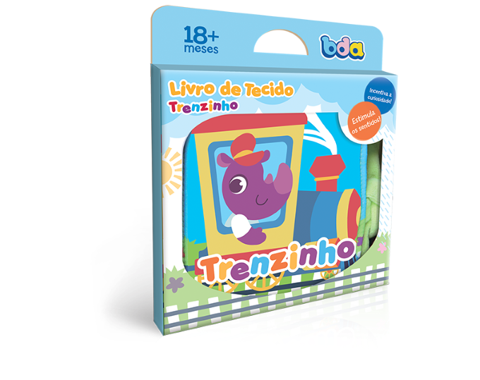 Livro de Tecido - Trenzinho