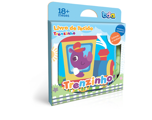 Livro de Tecido - Trenzinho