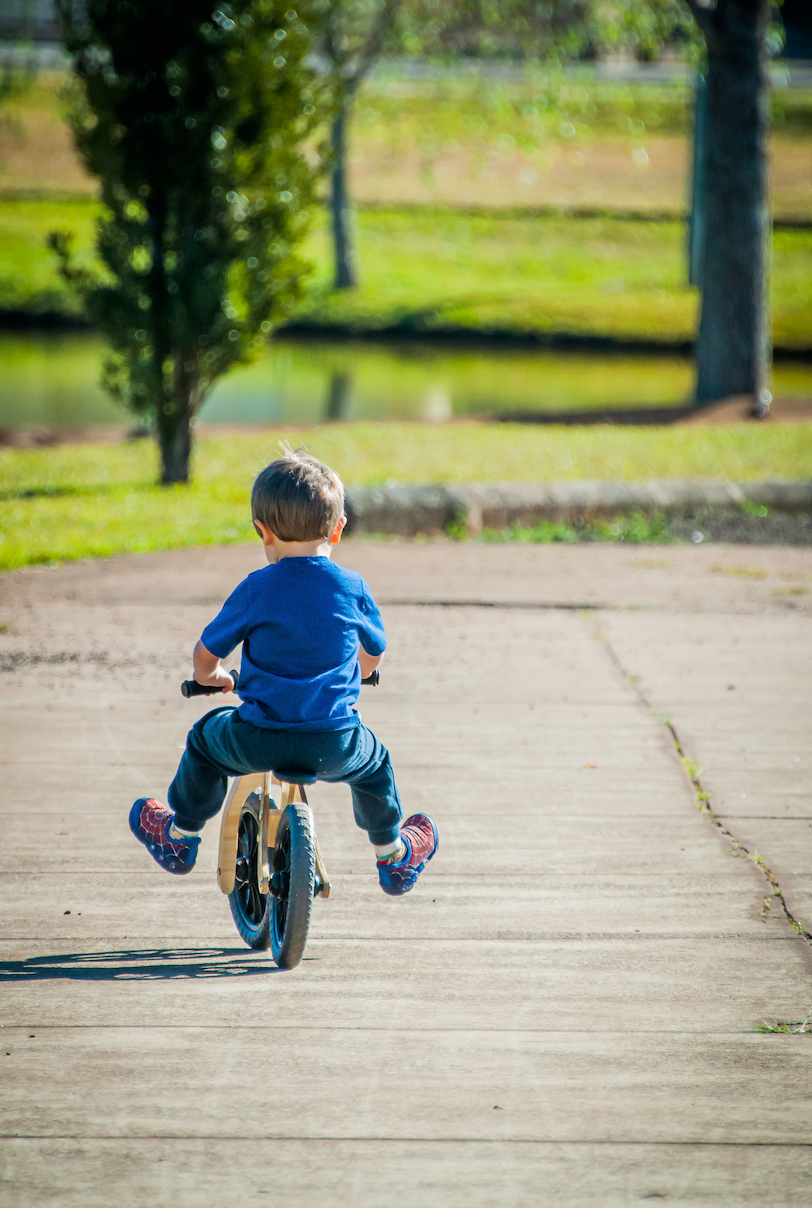 Bicicleta de Equilíbrio Azul