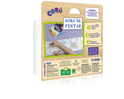 Livro de Colorir Lavavél - Hora de Pintar o Espaço