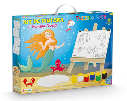 Kit de Pintura - Pequena Sereia