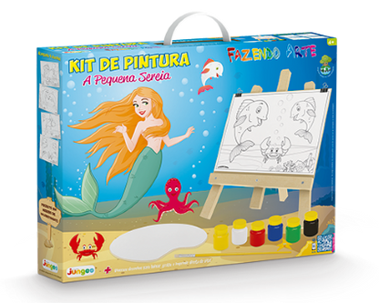 Kit de Pintura - Pequena Sereia