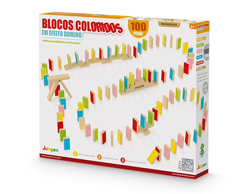 Blocos Coloridos - 100 peças