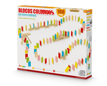 Blocos Coloridos - 100 peças