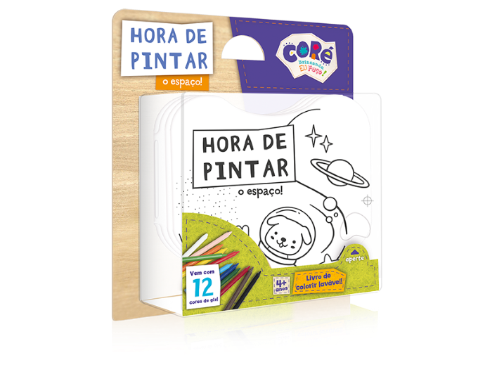 Livro de Colorir Lavavél - Hora de Pintar o Espaço