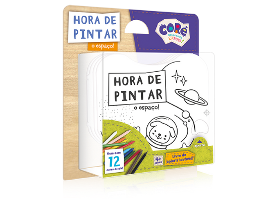 Livro de Colorir Lavavél - Hora de Pintar o Espaço