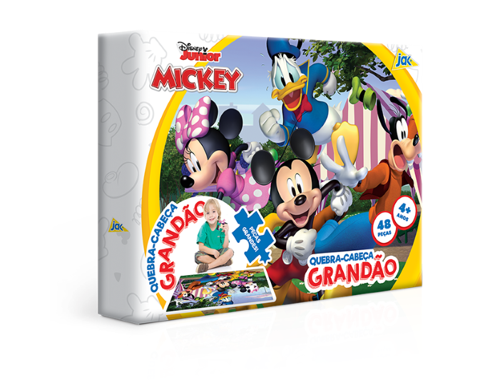 Quebra-Cabeça Grandão - 48 peças - Mickey