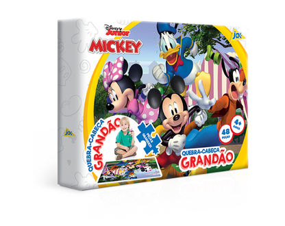 Quebra-Cabeça Grandão - 48 peças - Mickey